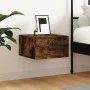 Smoked oak wall bedside table 35x35x20 cm by vidaXL, Lockers and storage cabinets - Ref: Foro24-829846, Price: 30,58 €, Disco...