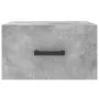 Wall bedside tables 2 pcs concrete gray color 35x35x20 cm by vidaXL, Lockers and storage cabinets - Ref: Foro24-829829, Price...