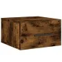 Wall bedside tables 2 pcs smoked oak color 35x35x20 cm by vidaXL, Lockers and storage cabinets - Ref: Foro24-829879, Price: 4...