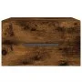 Wall bedside tables 2 pcs smoked oak color 35x35x20 cm by vidaXL, Lockers and storage cabinets - Ref: Foro24-829879, Price: 4...