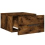 Wall bedside tables 2 pcs smoked oak color 35x35x20 cm by vidaXL, Lockers and storage cabinets - Ref: Foro24-829879, Price: 4...