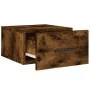 Wall bedside tables 2 pcs smoked oak color 35x35x20 cm by vidaXL, Lockers and storage cabinets - Ref: Foro24-829879, Price: 4...