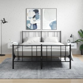 Wand-Nachttische 2 Stk. glänzend weiß 35x35x20 cm von vidaXL, Schließfächer und Lagerschränke - Ref: Foro24-829809, Preis: 34...