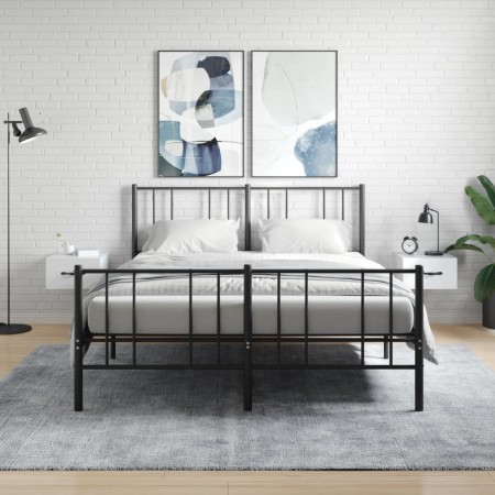 Wand-Nachttische 2 Stk. glänzend weiß 35x35x20 cm von vidaXL, Schließfächer und Lagerschränke - Ref: Foro24-829809, Preis: 34...