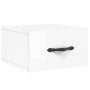 Wall-mounted bedside tables 2 units glossy white 35x35x20 cm by vidaXL, Lockers and storage cabinets - Ref: Foro24-829809, Pr...