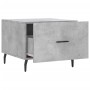 Betongrauer Couchtisch aus Holzwerkstoff, 50 x 50 x 40 cm von vidaXL, Couchtisch - Ref: Foro24-829436, Preis: 41,36 €, Rabatt: %