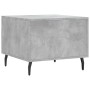 Betongrauer Couchtisch aus Holzwerkstoff, 50 x 50 x 40 cm von vidaXL, Couchtisch - Ref: Foro24-829436, Preis: 41,36 €, Rabatt: %