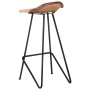 Küchenhocker 2 Einheiten braunes Echtleder von vidaXL, Küchenhocker - Ref: Foro24-320645, Preis: 147,81 €, Rabatt: %