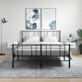 Wall bedside tables 2 pcs white 35x35x20 cm by vidaXL, Lockers and storage cabinets - Ref: Foro24-829805, Price: 43,87 €, Dis...