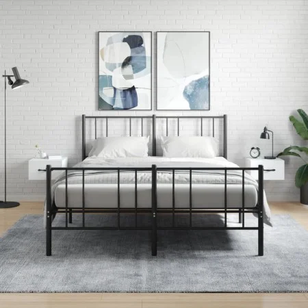 Wand-Nachttische 2 Stück weiß 35x35x20 cm von vidaXL, Schließfächer und Lagerschränke - Ref: Foro24-829805, Preis: 43,35 €, R...
