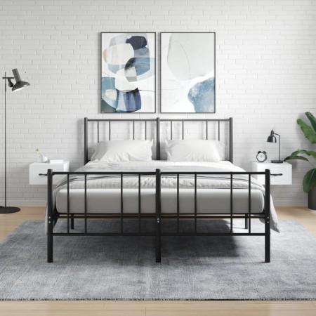 Wand-Nachttische 2 Stück weiß 35x35x20 cm von vidaXL, Schließfächer und Lagerschränke - Ref: Foro24-829805, Preis: 43,87 €, R...