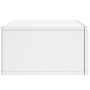 Mesitas de noche de pared 2 uds blanco 35x35x20 cm de vidaXL, Taquillas y armarios de almacenamiento - Ref: Foro24-829805, Pr...