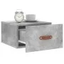 Wall bedside tables 2 pcs concrete gray color 35x35x20 cm by vidaXL, Lockers and storage cabinets - Ref: Foro24-829781, Price...