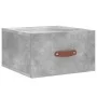 Wall bedside tables 2 pcs concrete gray color 35x35x20 cm by vidaXL, Lockers and storage cabinets - Ref: Foro24-829781, Price...