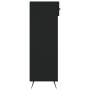 Black engineered wood shoe rack 60x35x105 cm by vidaXL, Closets and storage - Ref: Foro24-829581, Price: 74,64 €, Discount: %