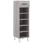 Sonoma graues Holzwerkstoff Zapatero 30x35x105 cm von vidaXL, Schränke und Lagerung - Ref: Foro24-829674, Preis: 57,41 €, Rab...