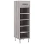 Zapatero madera de ingeniería gris Sonoma 30x35x105 cm de vidaXL, Armarios y almacenamiento - Ref: Foro24-829674, Precio: 56,...