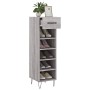 Sonoma graues Holzwerkstoff Zapatero 30x35x105 cm von vidaXL, Schränke und Lagerung - Ref: Foro24-829674, Preis: 57,41 €, Rab...