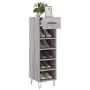 Zapatero madera de ingeniería gris Sonoma 30x35x105 cm de vidaXL, Armarios y almacenamiento - Ref: Foro24-829674, Precio: 56,...