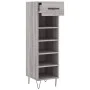 Engineered wood gray Sonoma shoerack 30x35x105 cm by vidaXL, Closets and storage - Ref: Foro24-829674, Price: 56,70 €, Discou...