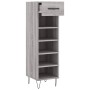 Sonoma graues Holzwerkstoff Zapatero 30x35x105 cm von vidaXL, Schränke und Lagerung - Ref: Foro24-829674, Preis: 57,41 €, Rab...