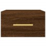 Wand-Nachttisch aus braunem Eichenholz, 35 x 35 x 20 cm von vidaXL, Schließfächer und Lagerschränke - Ref: Foro24-829802, Pre...