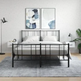 Wall bedside tables 2 pcs glossy white 35x35x20 cm by vidaXL, Lockers and storage cabinets - Ref: Foro24-829857, Price: 46,34...