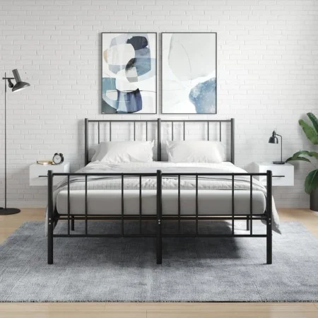 Wall bedside tables 2 pcs glossy white 35x35x20 cm by vidaXL, Lockers and storage cabinets - Ref: Foro24-829857, Price: 46,34...
