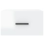 Wall bedside tables 2 pcs glossy white 35x35x20 cm by vidaXL, Lockers and storage cabinets - Ref: Foro24-829857, Price: 46,91...