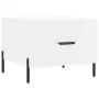 Engineered wood white gloss coffee table 50x50x40 cm by vidaXL, Coffee table - Ref: Foro24-829416, Price: 43,74 €, Discount: %