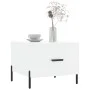 Engineered wood white gloss coffee table 50x50x40 cm by vidaXL, Coffee table - Ref: Foro24-829416, Price: 43,74 €, Discount: %