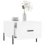 Engineered wood white gloss coffee table 50x50x40 cm by vidaXL, Coffee table - Ref: Foro24-829416, Price: 43,74 €, Discount: %