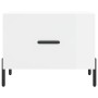 Couchtisch aus Holzwerkstoff glänzend weiß 50x50x40 cm von vidaXL, Couchtisch - Ref: Foro24-829416, Preis: 43,74 €, Rabatt: %