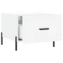 Mesa de centro madera de ingeniería brillo blanco 50x50x40 cm de vidaXL, Mesas de centro - Ref: Foro24-829416, Precio: 43,74 ...