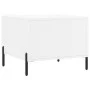 Mesa de centro madera de ingeniería brillo blanco 50x50x40 cm de vidaXL, Mesas de centro - Ref: Foro24-829416, Precio: 43,74 ...