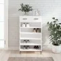 White engineered wood shoe rack 60x35x105 cm by vidaXL, Closets and storage - Ref: Foro24-829628, Price: 60,38 €, Discount: %