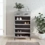 Concrete gray engineered wood shoe rack 60x35x105 cm by vidaXL, Closets and storage - Ref: Foro24-829616, Price: 94,42 €, Dis...