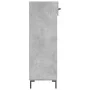 Concrete gray engineered wood shoe rack 60x35x105 cm by vidaXL, Closets and storage - Ref: Foro24-829616, Price: 94,42 €, Dis...