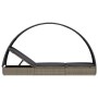 Liege mit runder Markise aus grauem synthetischem Rattan, 211 x 57 x 140 cm von vidaXL, Liegen - Ref: Foro24-319643, Preis: 1...