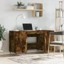 Escritorio madera de ingeniería roble ahumado 140x50x75 cm de vidaXL, Escritorios - Ref: Foro24-829529, Precio: 111,84 €, Des...