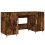Escritorio madera de ingeniería roble ahumado 140x50x75 cm | Foro24.es | Tu tienda online para hogar, jardín y más Foro24.es