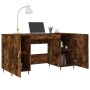 Escritorio madera de ingeniería roble ahumado 140x50x75 cm | Foro24.es | Tu tienda online para hogar, jardín y más Foro24.es