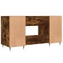 Escritorio madera de ingeniería roble ahumado 140x50x75 cm | Foro24.es | Tu tienda online para hogar, jardín y más Foro24.es