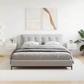 Wand-Nachttische 2 Stück weiß 35x35x20 cm von vidaXL, Schließfächer und Lagerschränke - Ref: Foro24-829789, Preis: 53,11 €, R...