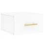 Mesitas de noche de pared 2 uds blanco 35x35x20 cm de vidaXL, Taquillas y armarios de almacenamiento - Ref: Foro24-829789, Pr...