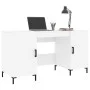 Weißer Schreibtisch aus Holzwerkstoff, 140 x 50 x 75 cm von vidaXL, Schreibtische - Ref: Foro24-829548, Preis: 121,19 €, Raba...