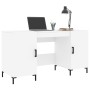 Weißer Schreibtisch aus Holzwerkstoff, 140 x 50 x 75 cm von vidaXL, Schreibtische - Ref: Foro24-829548, Preis: 122,68 €, Raba...