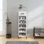 Glossy white plywood shoe cabinet 30x35x105 cm by vidaXL, Closets and storage - Ref: Foro24-829686, Price: 46,48 €, Discount: %