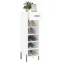 Glossy white plywood shoe cabinet 30x35x105 cm by vidaXL, Closets and storage - Ref: Foro24-829686, Price: 46,48 €, Discount: %