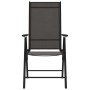 7-teiliges Garten-Essset aus schwarzem Aluminium von vidaXL, Gartensets - Ref: Foro24-3200603, Preis: 512,75 €, Rabatt: %